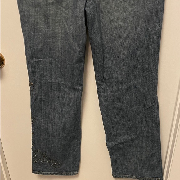 Women’s Coldwater Creek Denim Jeans With Metal Rivet Details Size 12 - Picture 6 of 8